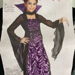 Brand New “Countess of Darkness” Child Costume